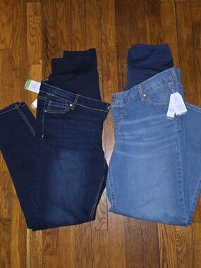 Time And Tru Maternity Jeans Bundle In Size Large - 2 Pair